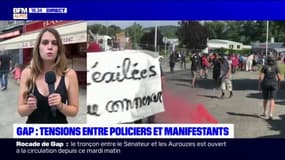Gap: tensions entre policiers et manifestants "No Border"