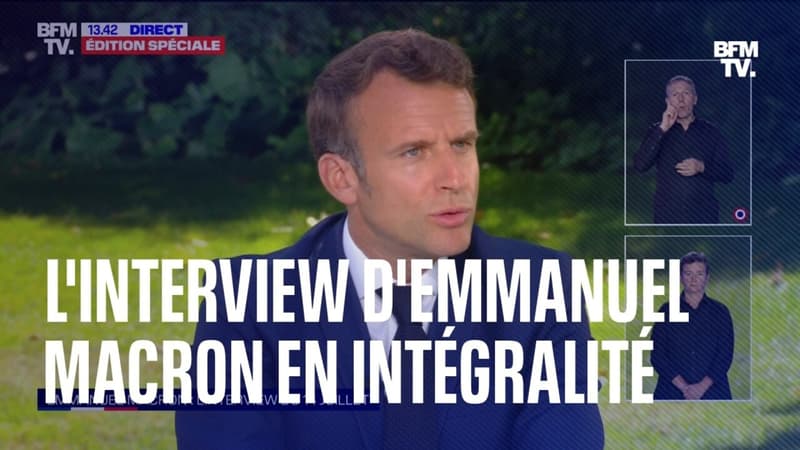 Pouvoir d'achat, retraites, guerre en Ukraine : l'interview d'Emmanuel Macron en intégralité