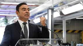 Carlos Ghosn, en visite à l'usine Renault de Maubeuge le 8 novembre dernier.