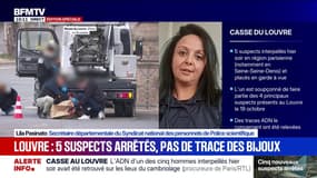 Louvre: le travail de la police a été "déterminant", affirme Lila Pasinato (syndicat national des personnels de Police scientifique)