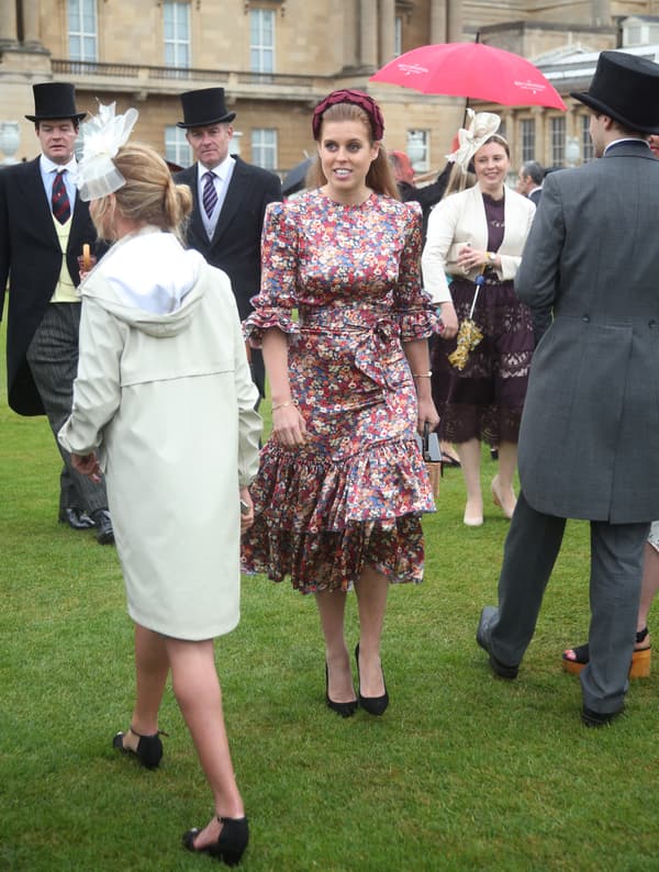 Princesse Beatrice d'York à Buckingham Palace, le 29 mai 2019.