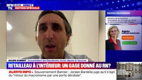 Julien Aubert (Les Républicains): Bruno Retailleau "va incarner ce retour à l'autorité"