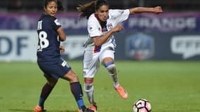 Shirley Cruz (PSG)n et Amel Majri (OL)