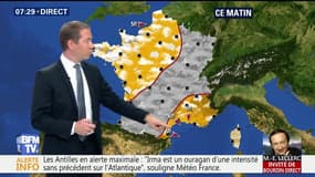 La météo pour ce mercredi 6 septembre 2017