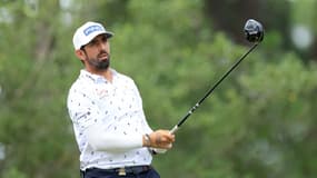 Matthieu Pavon lors de l'US Open de golf, le 16 juin 2024