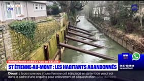Inondations dans le Pas-de-Calais: à Saint-Etienne-au-Mont, les habitants se sentent abandonnés