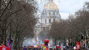 Manifestation contre la réforme des retraites le 15 mars 2023 à Paris 