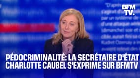 Pédocriminalité: l'interview intégrale de Charlotte Caubel, secrétaire d'État en charge de l'Enfance 