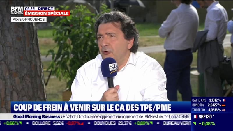 Dominique Restino, président de la CCI Île-de-France, aux rencontres économiques d'Aix, revient sur l'accompagnement des commerçants après les émeutes