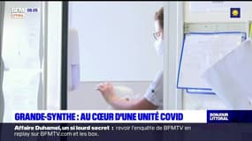 Grande-Synthe: au cœur d'une unité Covid-19