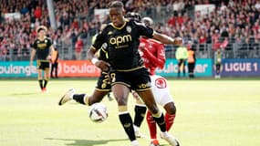 Denis Zakaria lors du match Brest-Monaco, 21 avril 2024