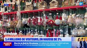 Strasbourg: 3,4 millions de visiteurs au marché de Noël 2024, en légère hausse par rapport à 2023