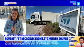 Rousset : " St Microelectronics" chute en Bourse
