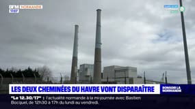 Les deux cheminées de la centrale thermique du Havre vont disparaître