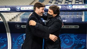 Mauricio Pochettino et Leonardo (PSG)