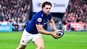 Pierre-Louis Barassi avec le XV de France, le 31 janvier 2025