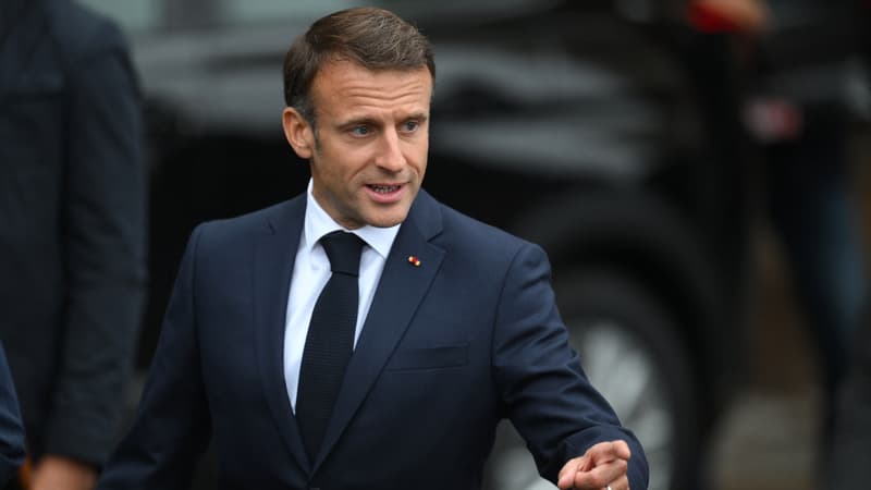 Emmanuel Macron, le 21 septembre 2023 à Paris