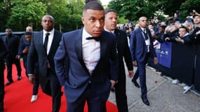 Kylian Mbappé lors des Trophées UNFP, le 13 mai 2024