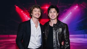 Connor Storrie et Hudson Williams à l'avant-première de "Heated Rivalry" à Torronto le 24 novembre 2025