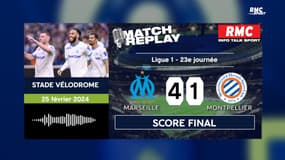 OM 4-1 Montpellier : Le succès renversant marseillais, le goal replay RMC