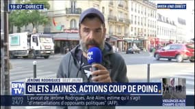Interpellé sur les Champs-Elysées, Jérôme Rodrigues affirme qu'il était venu "voir un défilé militaire"