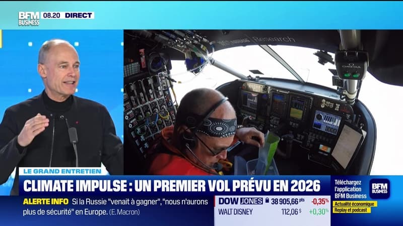 Bertrand Piccard (Climate Impulse): Climate Impulse, un premier vol prévu en 2026 - 15/03