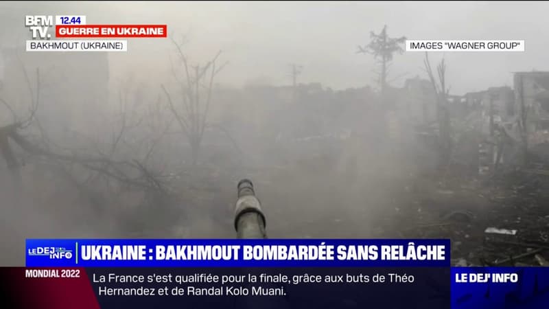 Guerre en Ukraine: les images des chars russes à Bakhmout