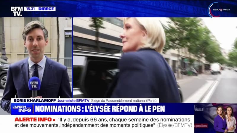 Marine Le Pen accuse Emmanuel Macron de préparer un 