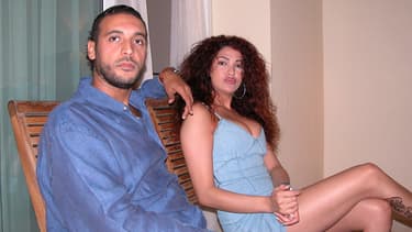 Hannibal Kadhafi et son épouse, dans un cliché non daté.