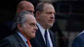 Harvey Weinstein et son avocat Benjamin Brafman.