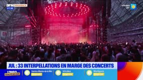 JUL : 33 interpellations en marge des concerts