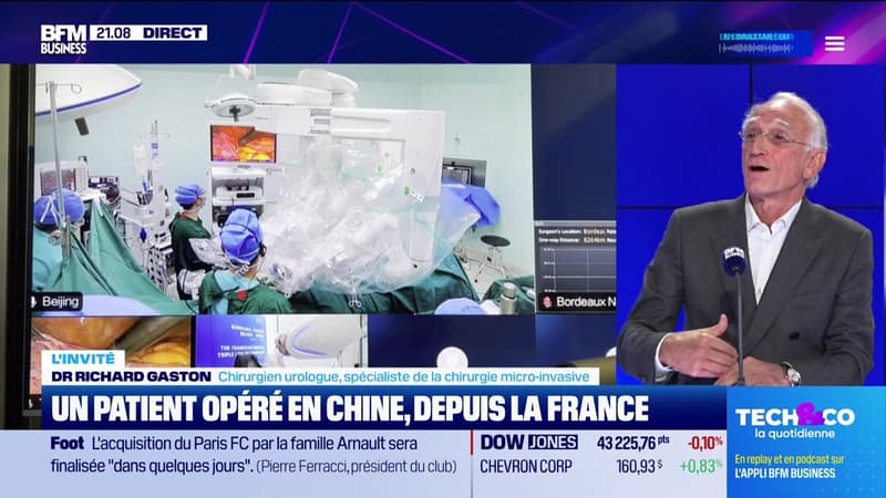 Dr Richard Gaston (Chirurgien urologue) : Un chirurgien a opéré un patient en Chine, depuis Bordeaux - 20/11