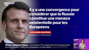 Emmanuel Macron annonce réunir "les groupes parlementaires et les partis" face à la "menace existentielle" de la Russie