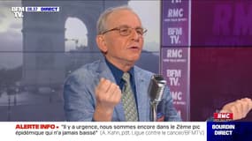 Reconfinement: pour Axel Kahn, "plus on prend des décisions tard, plus la circulation virale sera élevée, plus ce sera long"