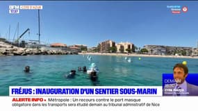 Fréjus: inauguration d'un sentier sous-marin 