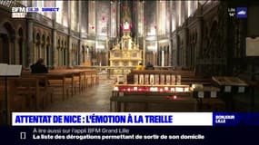 Attentat de Nice: l'émotion à la cathédrale lilloise Notre-Dame de la Treille