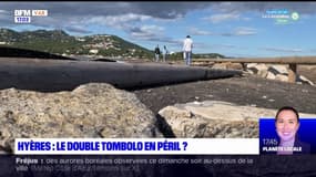 Hyères: le double tombolo de l'Almanarre menacé 