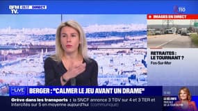 Laurent Berger appelle à "calmer le jeu avant un drame" en mettant "sur pause" la réforme des retraites