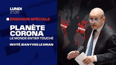 Jean-Yves Le Drian invité de BFMTV.