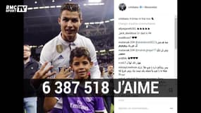 Cristiano Ronaldo roi d'Instagram en 2017 (seul Neymar trouble son règne)