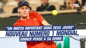 Roland-Garros : "Un match important dans 2 jours", Sinner ne s'attarde pas sur sa place de numéro 1