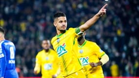 Ludovic Blas lors de Nantes-Bastia le 10 février 2022.
