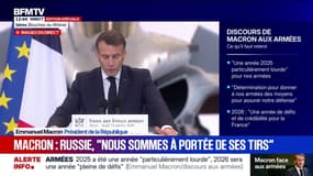 "Il nous faut moderniser notre modèle d'armée", déclare Emmanuel Macron