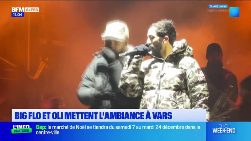 Vars: Bigflo et Oli mettent l'ambiance sur les pistes