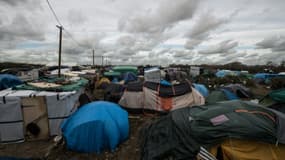 Le camp de la "jungle de Calais", le 20 novembre 2015