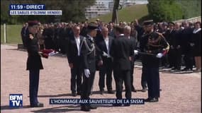 Hommage aux sauveteurs de la SNSM: Emmanuel Macron remet la légion d'honneur aux rescapés du canot Jack Morisseau