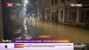 Orages dans le Sud-Ouest : "on s'est fait submerger" 