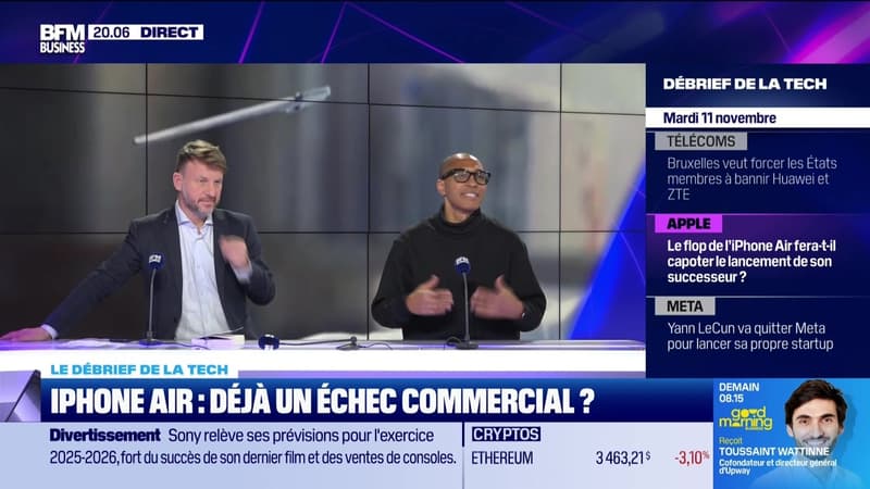 iPhone Air : déjà un échec commercial ? - 11/11