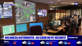 Rhône: au cœur du PC sécurité des autoroutes pendant les vacances d'hiver