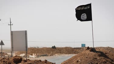 Un drapeau de Daesh, image d'illustration.